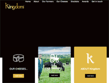 Tablet Screenshot of kingdomcheddar.com